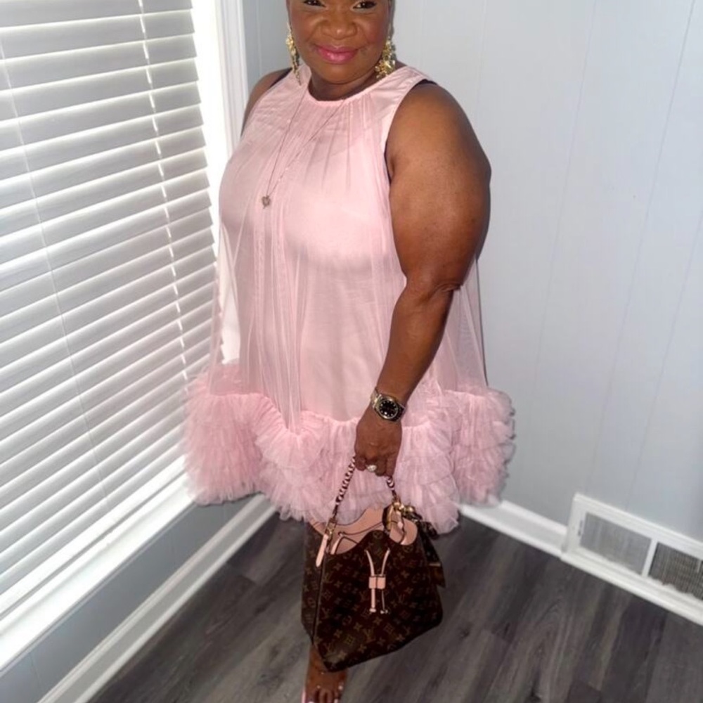 🎀 PLUS Pink Ruffle Dress 🎀 - Picture 6 of 6